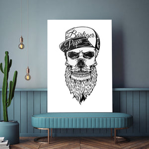 Bärtiger Papa - Leinwand