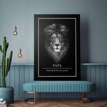 Laden Sie das Bild in den Galerie-Viewer, PAPA - Der &quot;LÖWE&quot; - Leinwand